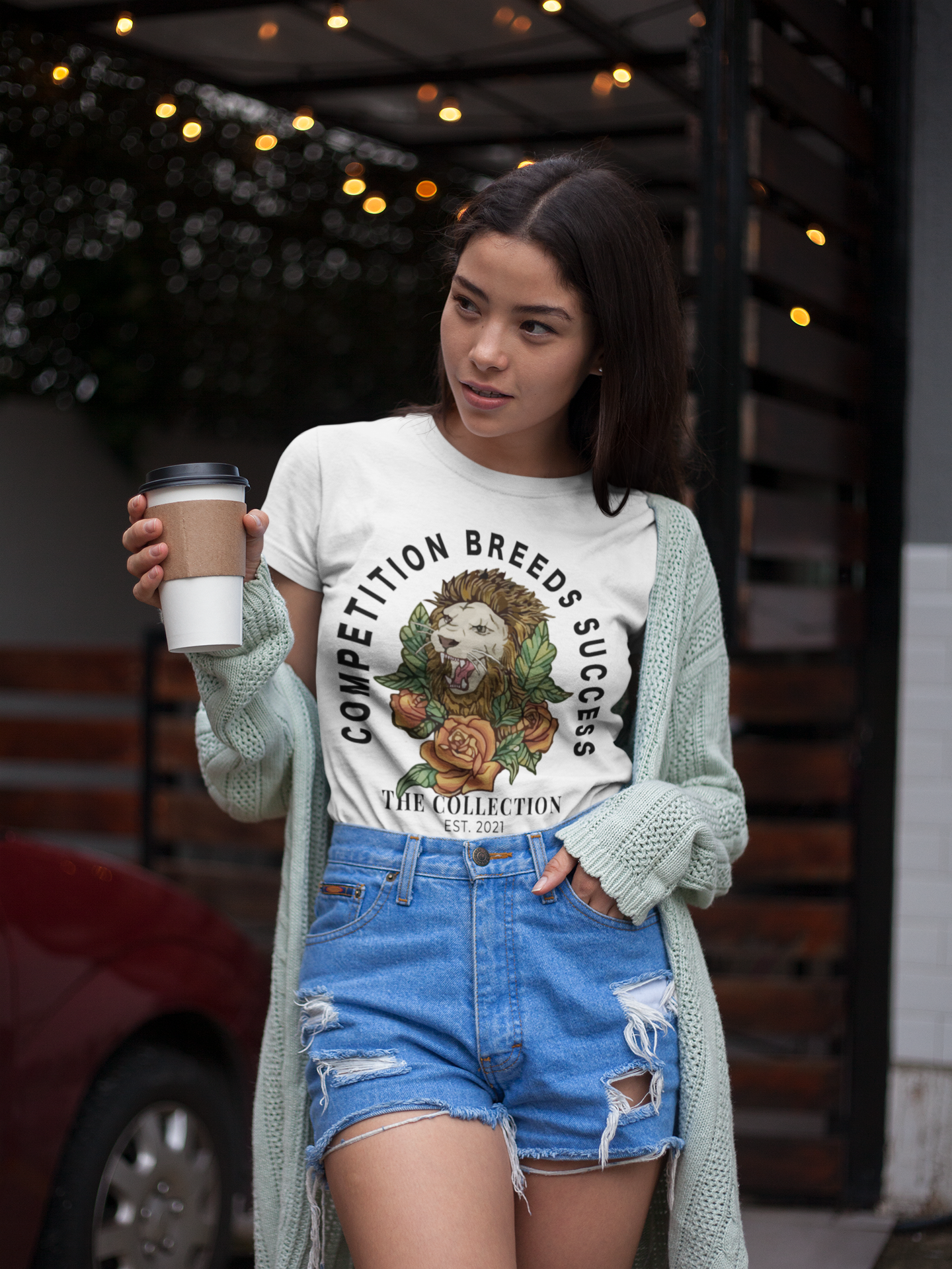 Competition Breeds Success Tee | White